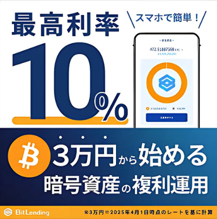 BitLending（ビットレンディング）のバナー