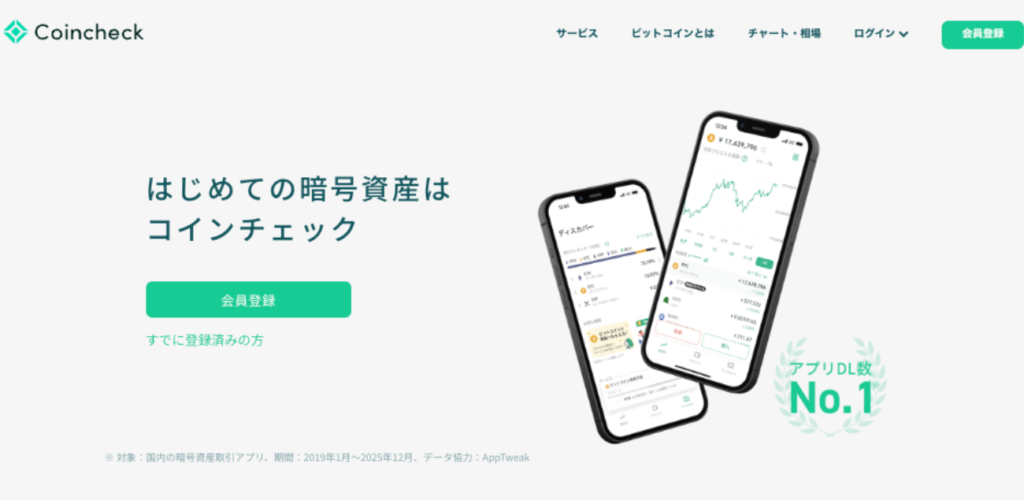 コインチェックのHP①